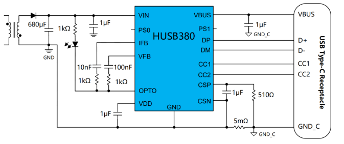 Hynetek-New ultra-high integration USB PD Source chip HUSB380 with ...